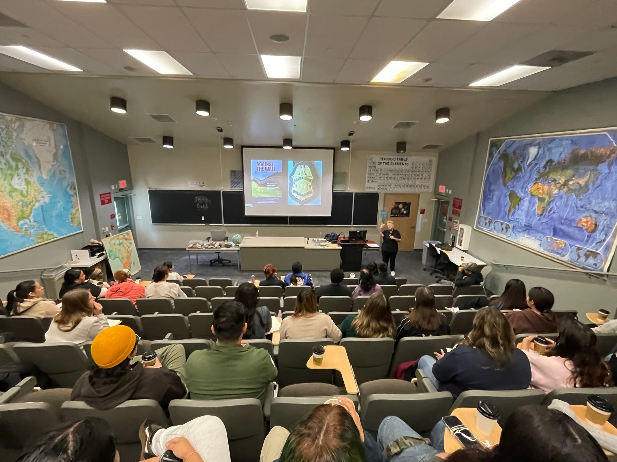 Speaking truth to power.